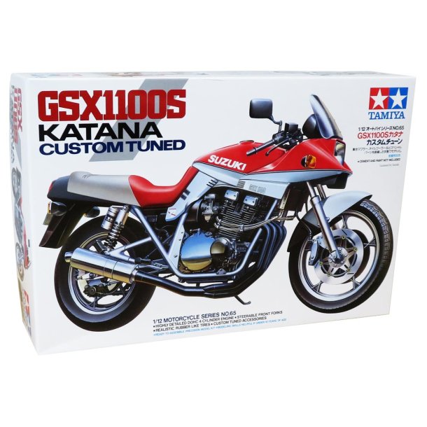 Tamiya GSX1100S Katana 'Custom Tuned' - Modell motorcykel