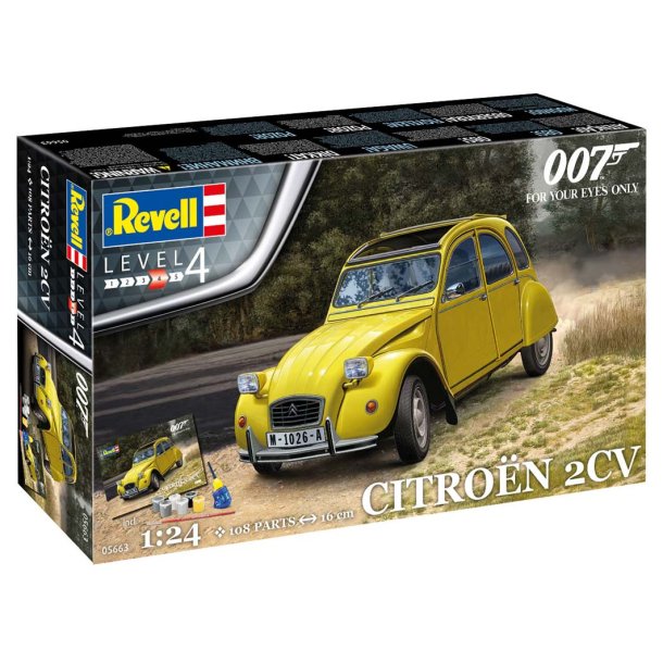 Revell James Bond Citroen 2CV modellbil