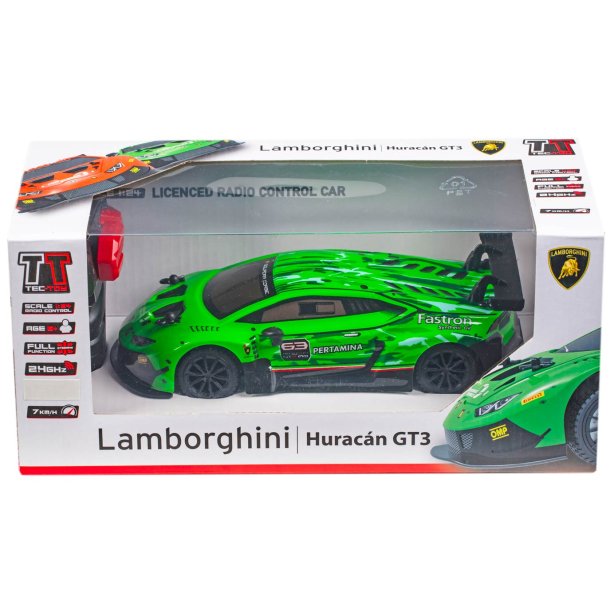 Tec-Toy fjernstyret Lamborghine Huracan GT3 (7 km/t) - Green