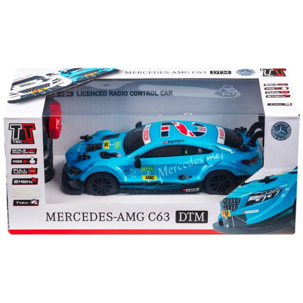 Tec-Toy fjernstyret Mercedes AMG C63 DTM (7 km/t) - Bl