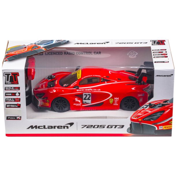 Tec-Toy fjernstyret McLaren 720S GT3 (7 km/t)