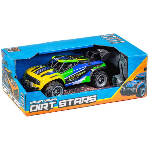 Tec-Toy Fjernstyret Speed Racing 1:18 (10 km/t), Bl og Grn