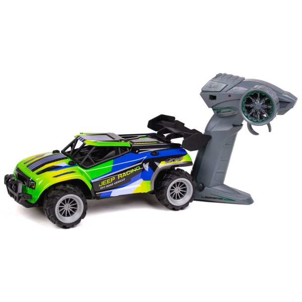 Tec-Toy Fjernstyret Speed Racing 1:18 (10 km/t), Bl og Grn