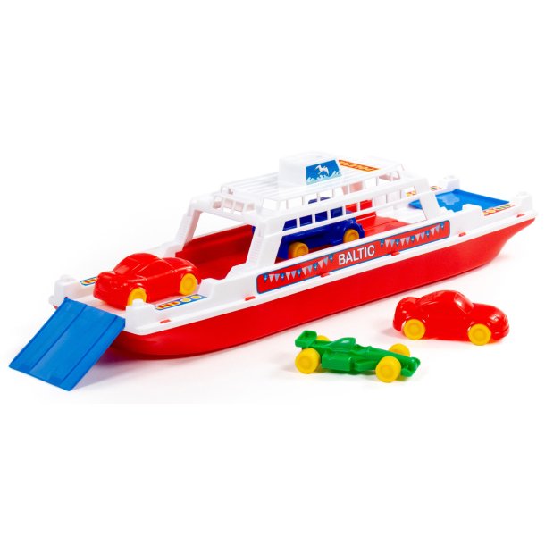 F�rja med 4 bilar
