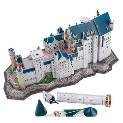 Revell 3D puslespil m. LED - Neuschwanstein slot