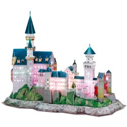 Revell 3D puslespil m. LED - Neuschwanstein slot