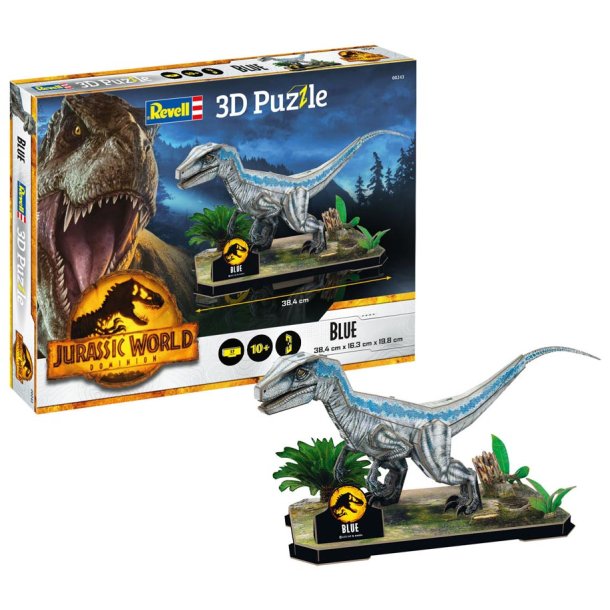 Revell 3D puslespil - Jurassic World Dominion - Blue