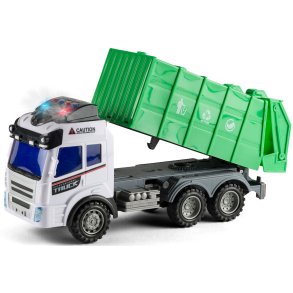 Construction skraldebil med lyd og lys