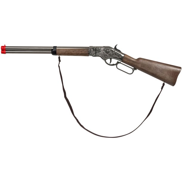 Winchester metal riffel fra Gonher med 8 skud.