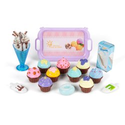 Legemad isdesserter og muffins