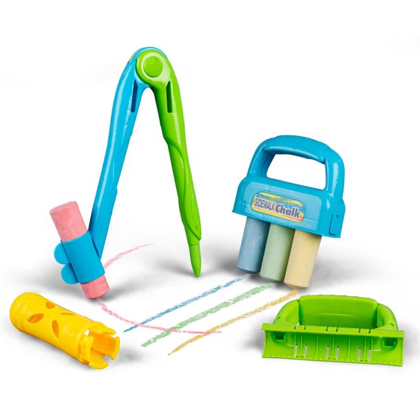 Street graffiti st med gadekridt