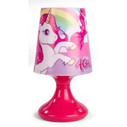 4-Girlz bordlampe m. enhjrning