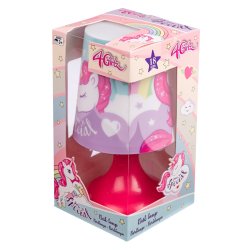 4-Girlz bordlampe m. enhjrning