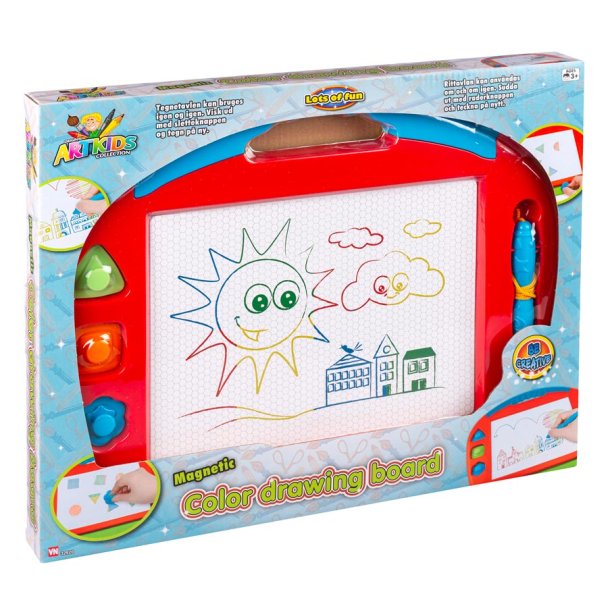 Art Kids Magnetisk farve tegnetavle 40 cm.
