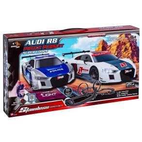 Speedcar Audi R8 Police Pursuit Super Loops Racetrack