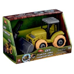 Bull take apart traktor med grab