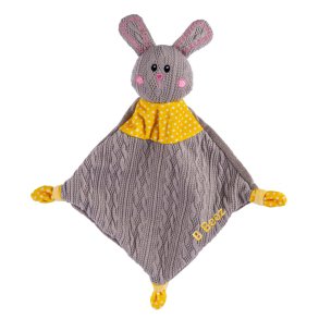 B Beez stickad nappduk - Kanin