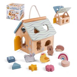 Wood Beez Put-i-hus med dyr