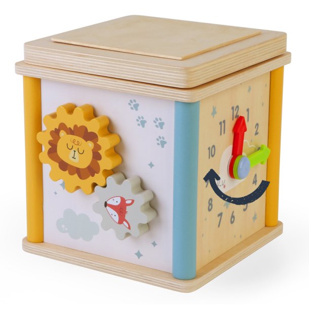 Wood Beez Activity Cube