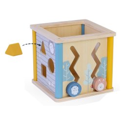 Wood Beez Activity Cube
