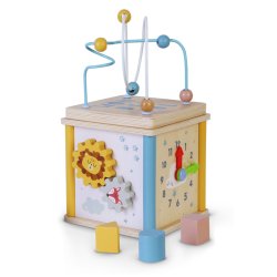 Wood Beez Activity Cube
