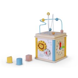 Wood Beez Activity Cube