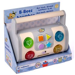 B Beez boombox med lys og lyd