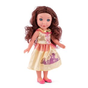 Maja dukke - Gul kjole