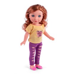 Maja dukke - Gul t-shirt