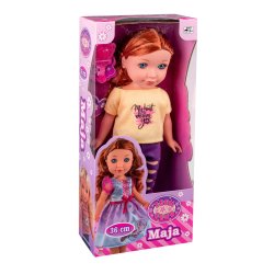 Maja dukke - Gul t-shirt