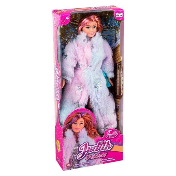 Judith dukke - Lilla farvet pels