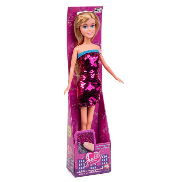 Judith dukke i palliet kjole