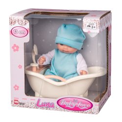 My baby love Luna dukke med badekar