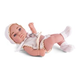 My baby love - Emma dukke med hvidt tj