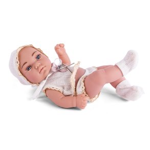 My baby love - Emma dukke med hvidt tj