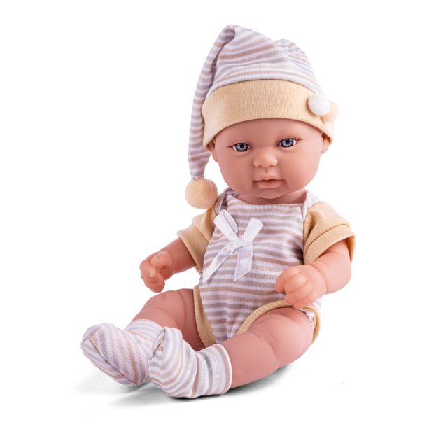 My baby love - Emma dukke med stribet t�j