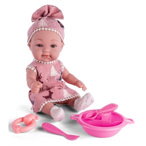 Mathilde dukke med tilbehr - Rensdyr motiv