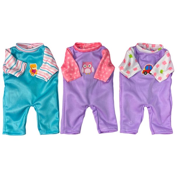 Dukketj heldragter 30-33cm.