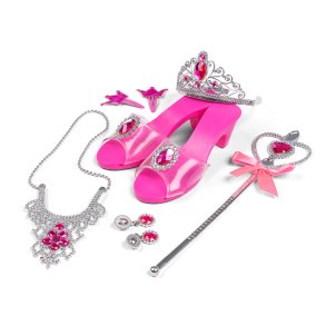 4-Girlz Prinsesse st - Tiara og sko