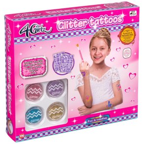 4-Girlz glittertatueringsset