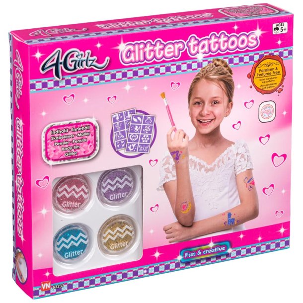 4-Girlz glitter tattoo st