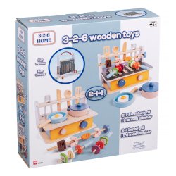 3-2-6 komfur 2-i-1 med tilbehr