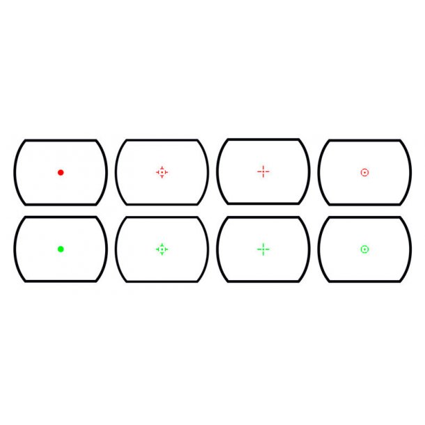 Rdpunktssikte Multi Reticules