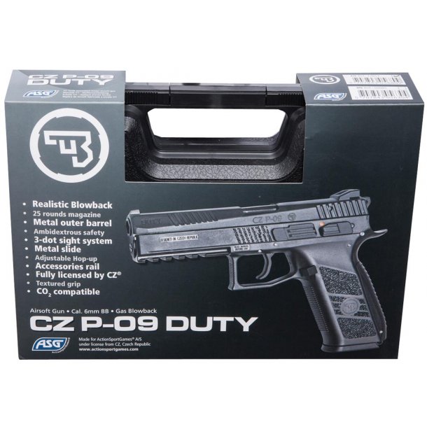 CZ P-09 gas blowback
