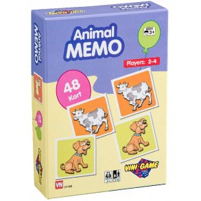 Memoryspel med djur