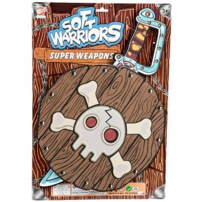 Pirat svrd og skjold i skum