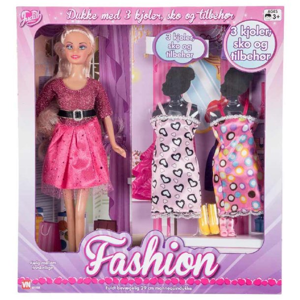 Judith docka med kl�nningar och accessoarer