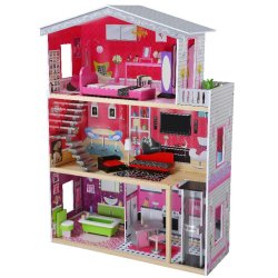 Judith stort dukkehus med m�bler
