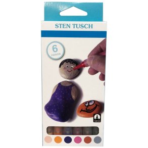 Stentuscher nya frger - 6 st.