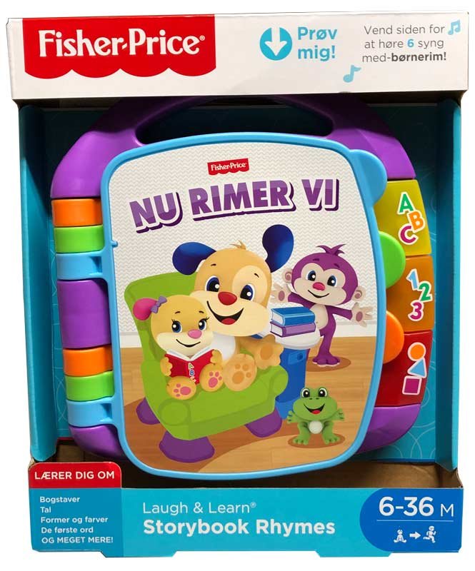 Fisher price Laugh & Learn Storybook Rhymes - aktivitet til de små